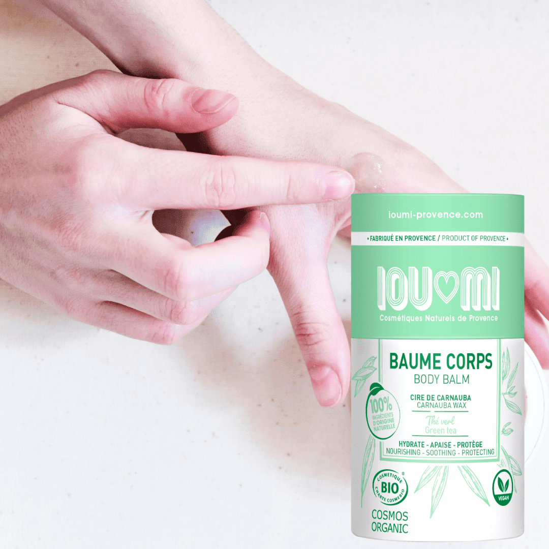 Baume corps nourrissant stick ioumi provence zones sèches mains