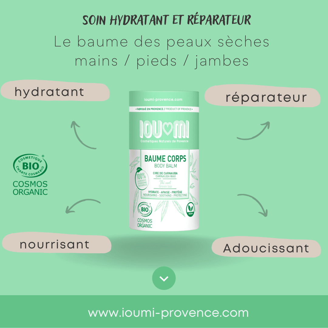Baume corps hydratant stick ioumi provence